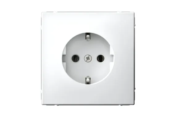 Розетка Systeme Electric ARTGALLERY с заземлением белая 39956