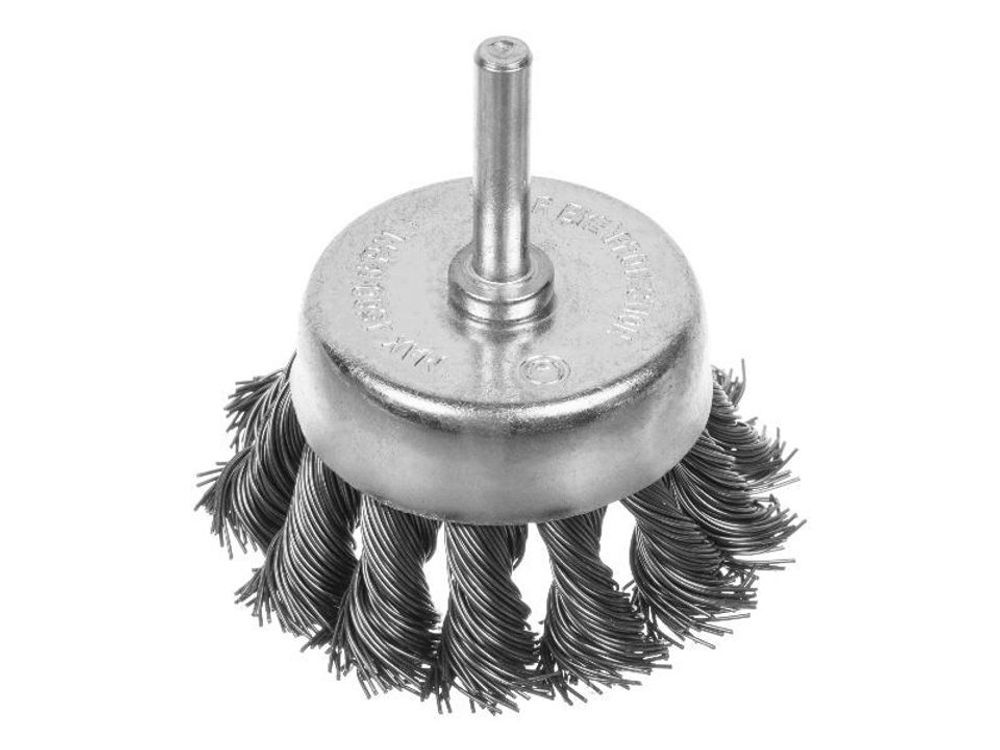 Корд-щетка чашечная для дрели с ворсом из витой проволоки 50 мм "РОСОМАХА" (919050)