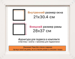 Рама 21x30 для картин и фотографий RP0194305-02(AC02)