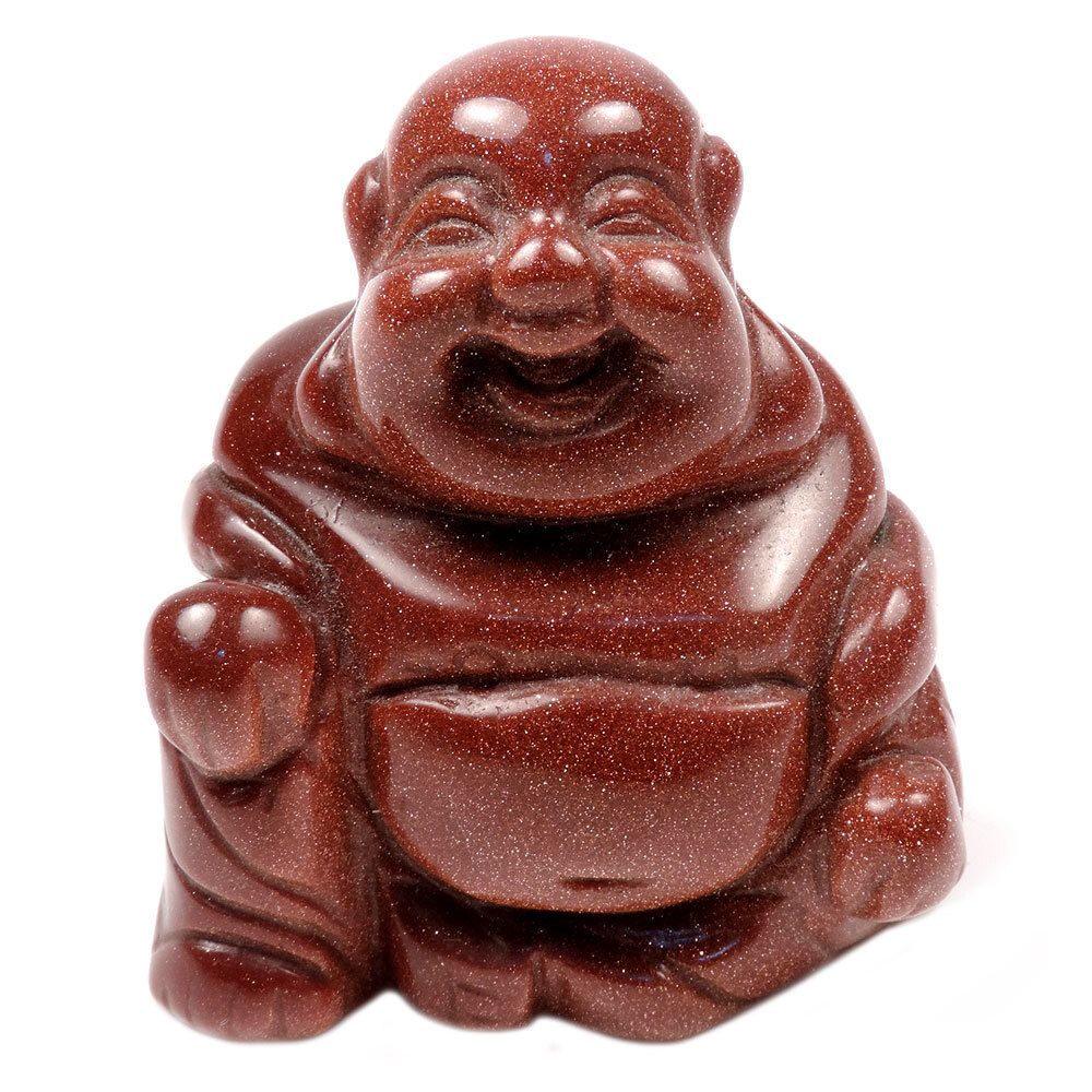 Хотей-смеющийся Будда авантюрин коричневый