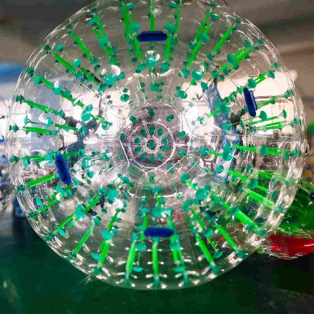 Светящийся зорб «Вселенная»,зеленый, ТПУ, диаметр 3 м