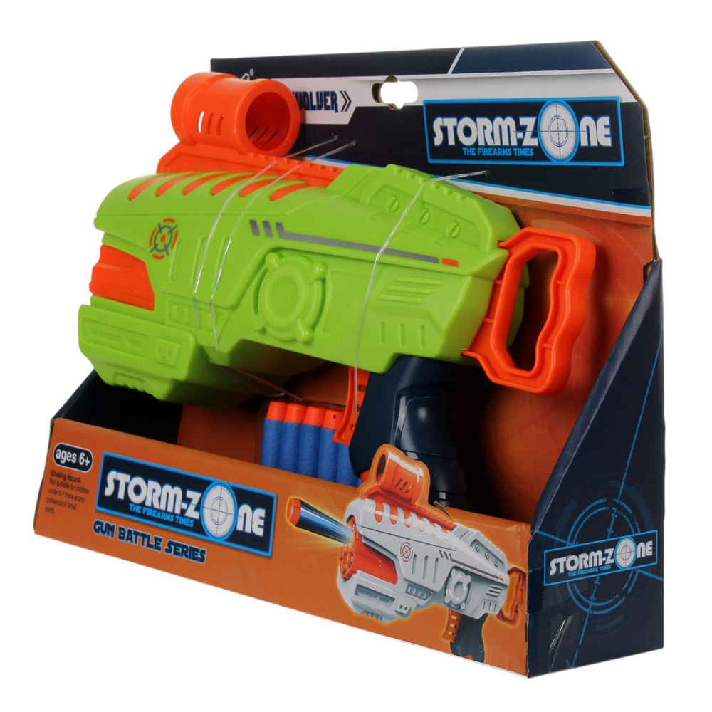 Пистолет с мягк.пулями, коробка Z1003A