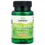 Swanson, ProLacto Acidophilus, 4 млрд КОЕ, 60 веганских капсул EMBO Caps® AP