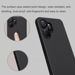 Тонкий жесткий чехол от Nillkin для смартфона Realme 9i 5G, 10 5G и 10T 5G, серия Super Frosted Shield