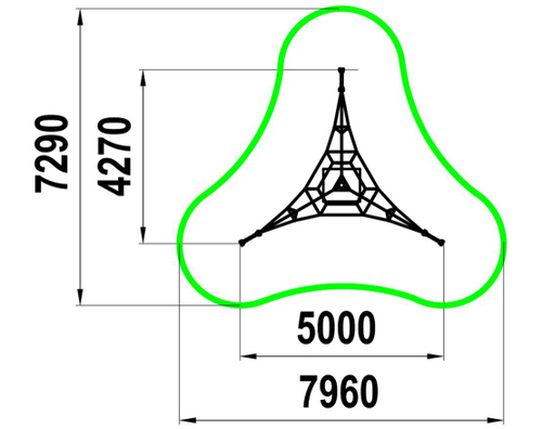 Фигура для лазания Паучок МФ-1.56.1