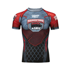 RGI-10569 Рашгард RASH GUARD HARDCORE черно-красный