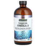 Nature's Answer, омега-3 в жидкой форме, жир глубоководных рыб с ЭПК и ДГК, со вкусом апельсина, 480 мл (16 жидк. унций)