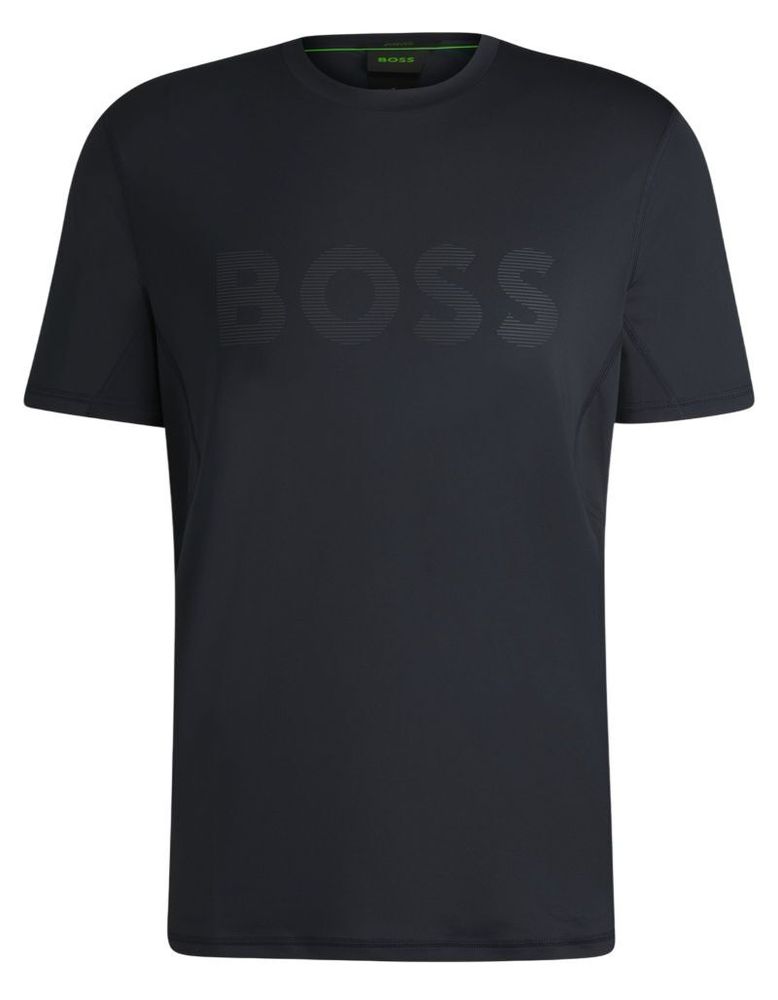 Мужская теннисная футболка BOSS Tee Active 1 - небесный
