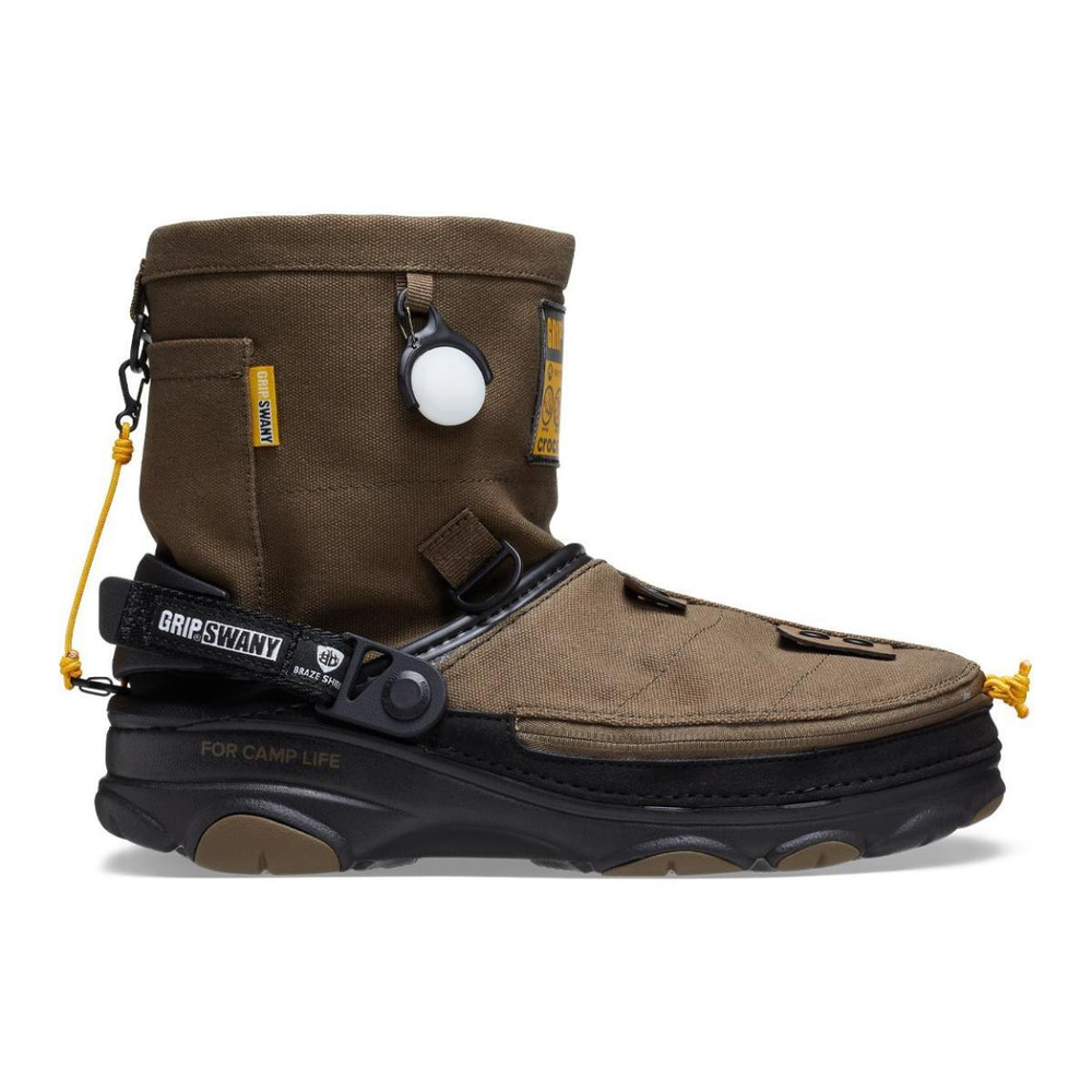 Обувь Crocs Classic x GRIP SWANY x Atmos x All-Terrain Clog Olive, 208017-337