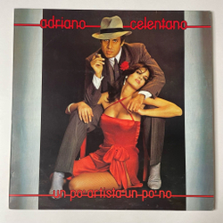 Винтажная виниловая пластинка LP Adriano Celentano Un Po Artista Un Po No (Italy 1980)
