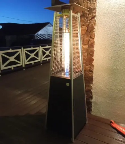 Уличный газовый обогреватель WWT 13I Black mini 1.8m + Чехол