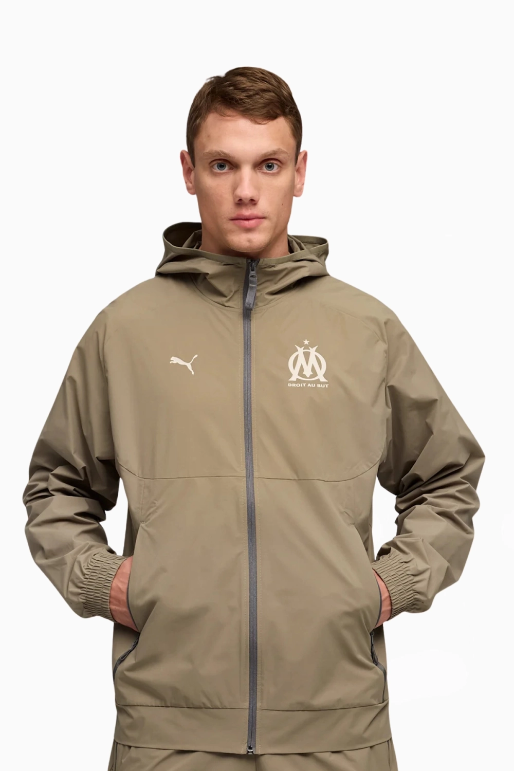 Ветровка Puma Olympique de Marseille 25/26 PUMATECH - бежевый