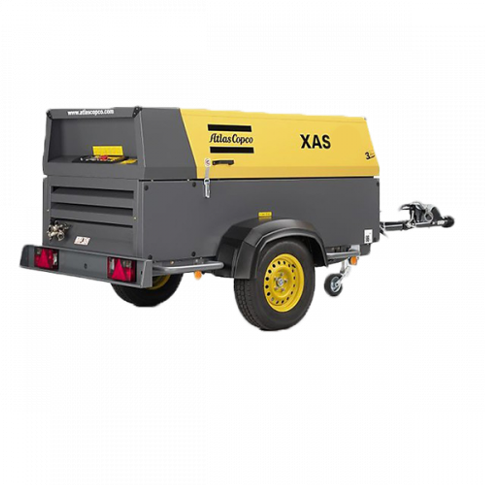 Компрессор винтовой &quot;ATLAS COPCO&quot; XAS 127 Kd COM2 (на шасси)