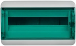 Корпус пластиковый КМПн-18 IP65 зеленая прозрачная дверь TEKFOR IEK