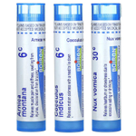 Boiron, Jet Lag Relief, гранулы для рассасывания, комбинированный набор, 3 тюбика по 80 гранул
