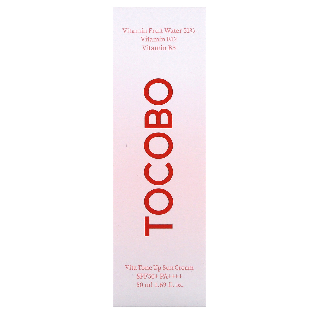 Tocobo, Vita Tone Up SunCream, SPF 50+, PA ++++, 50 мл (1,69 жидк. унции)