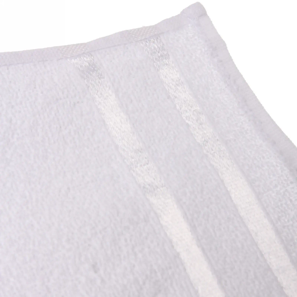 Полотенце махровое 30*60см «LUNA» цвет белый 01000 плотность 360гр/м2