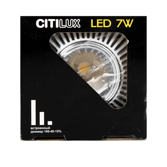 CLD042NW1 Дзета Белый+Хром Св-к Встр. 7W*3500K