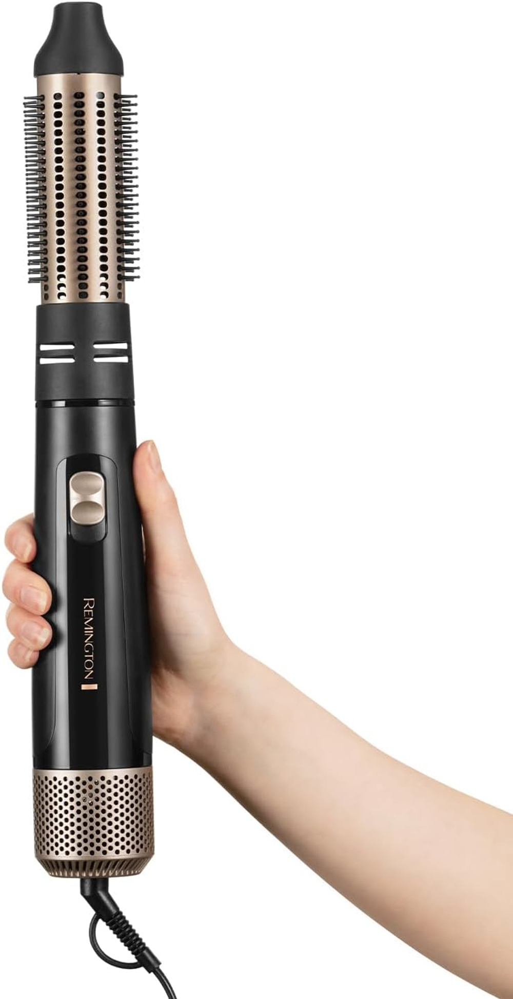 Фен-щетка Remington AS7500 черный/золотой