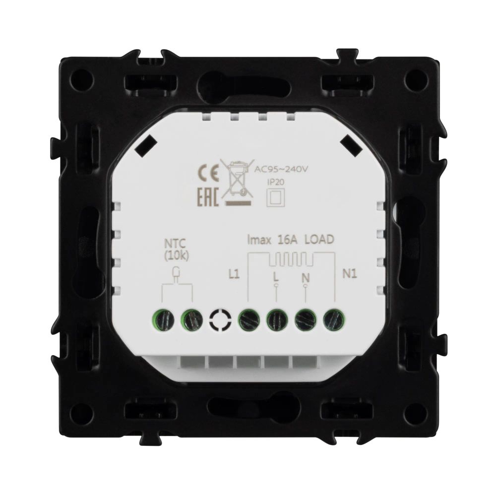 Терморегулятор SWT-NOBE-MTE-SFPL-WH (электрический тёплый пол) (Arlight, Белый кварц) 054340
