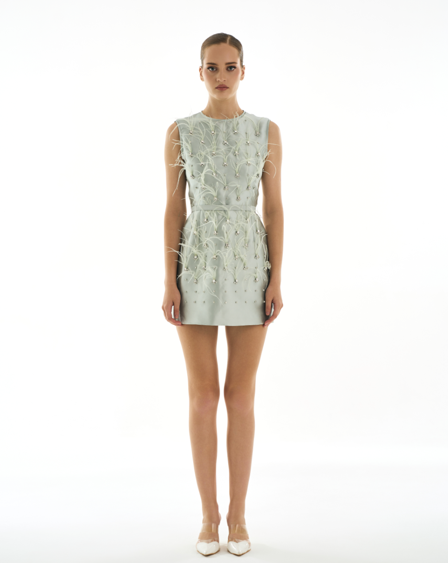 Платье Andromeda (Андромеда) МИНИ фисташка