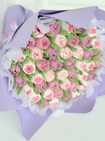 Букет "Махровые тюльпаны" XL