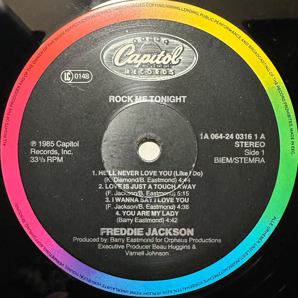 Freddie Jackson - Rock Me Tonight (Европа 1985г.)