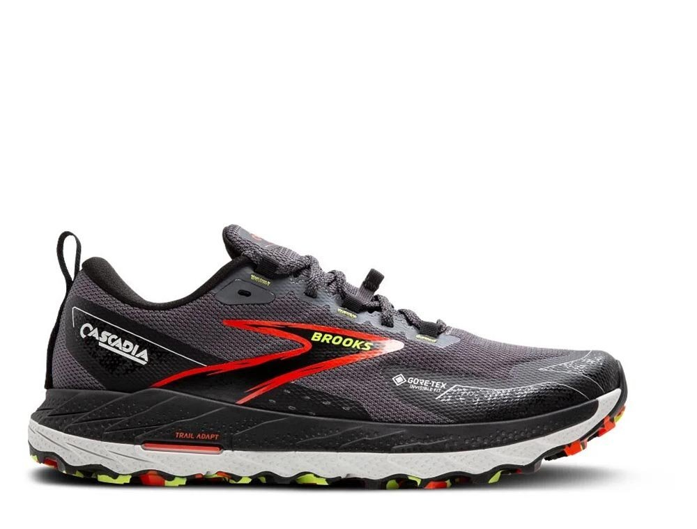 Кроссовки для бега мужские Brooks Cascadia 18 Gore-Tex M Черно-Красные
