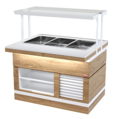 Прилавок холодильный пристенный REFETTORIO Filin RBN23CSW-К ШС