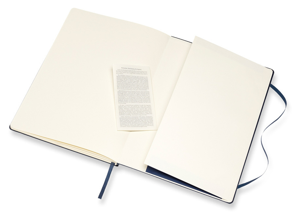 Блокнот для рисования Moleskine ART SKETCHBOOK (ARTBF832B20) формат A4, 96 стр., твердая обложка, синий сапфир