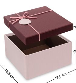 Packing Symphony WF-77/3-A Коробка «Квадрат» цв.роз./борд.