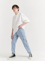 Джоггеры карго облегченные "ДЫМКА" подростковые