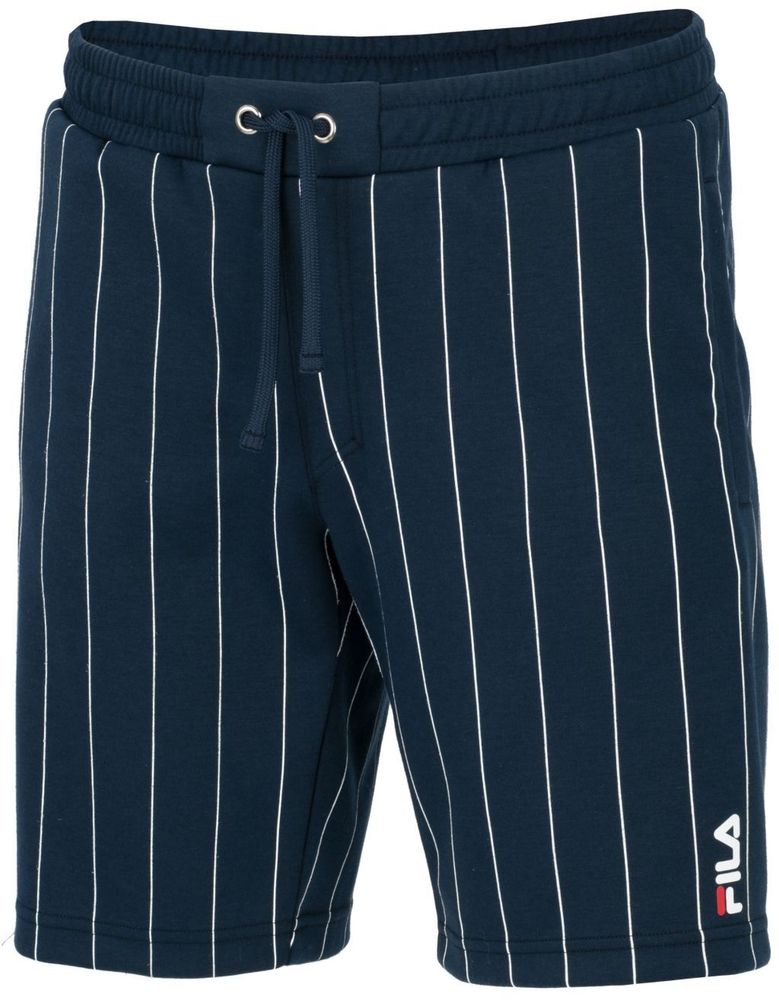 Мужские теннисные шорты Fila Shorts Felix - peacoat blue/white stripes