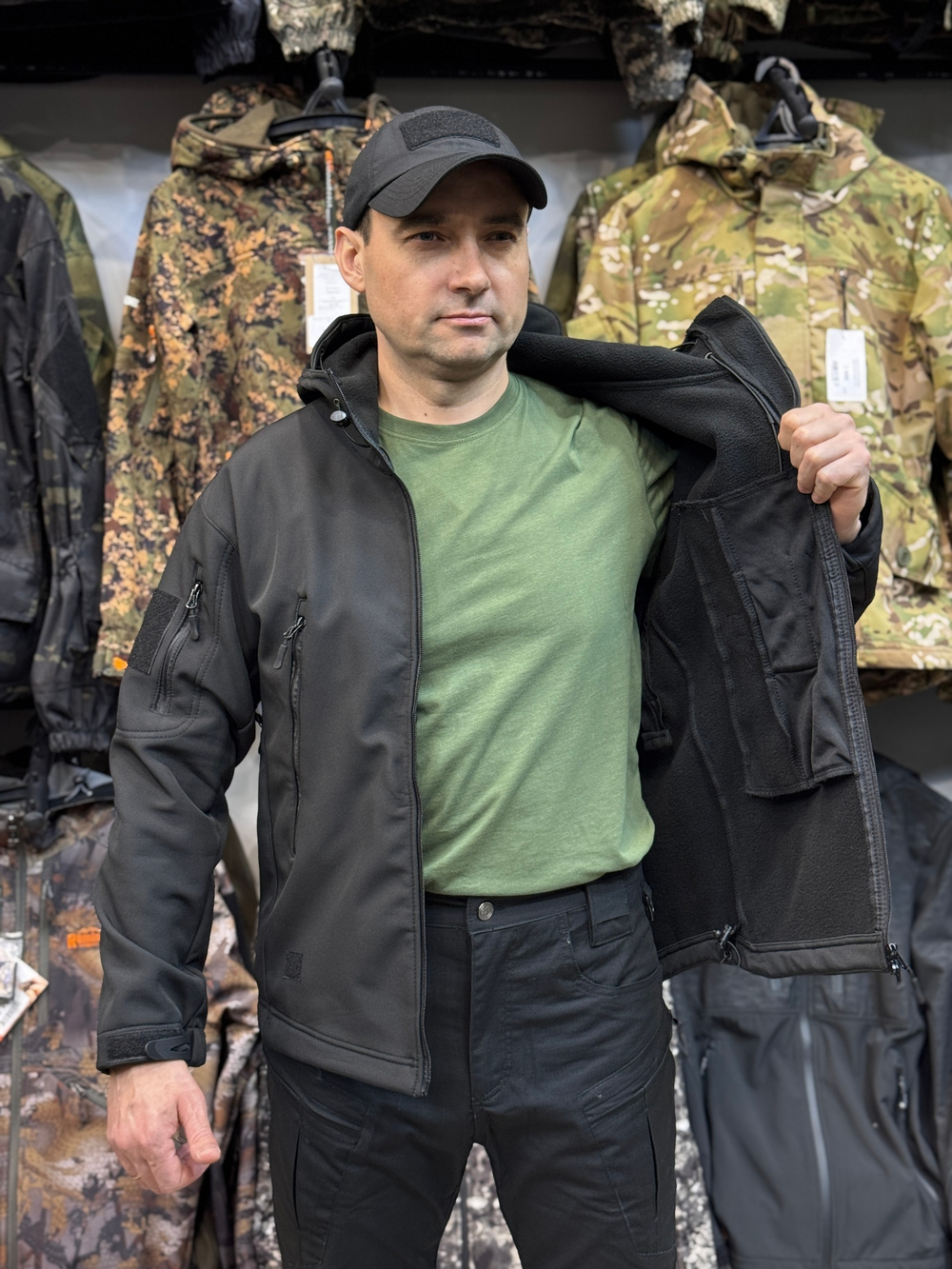 Куртка софтшелл Черный