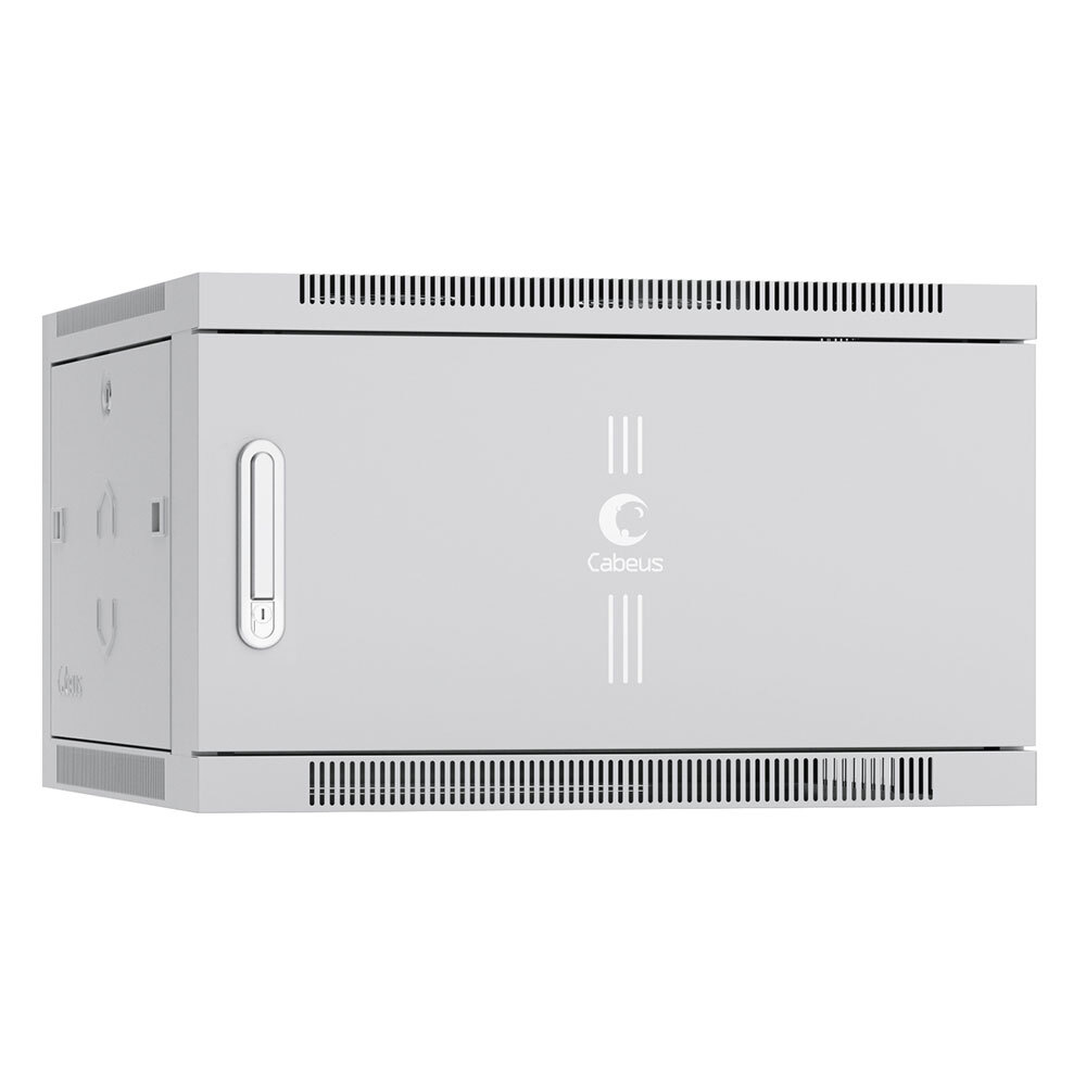 Шкаф настенный 19", 6U Cabeus SH-05F-6U60/45m