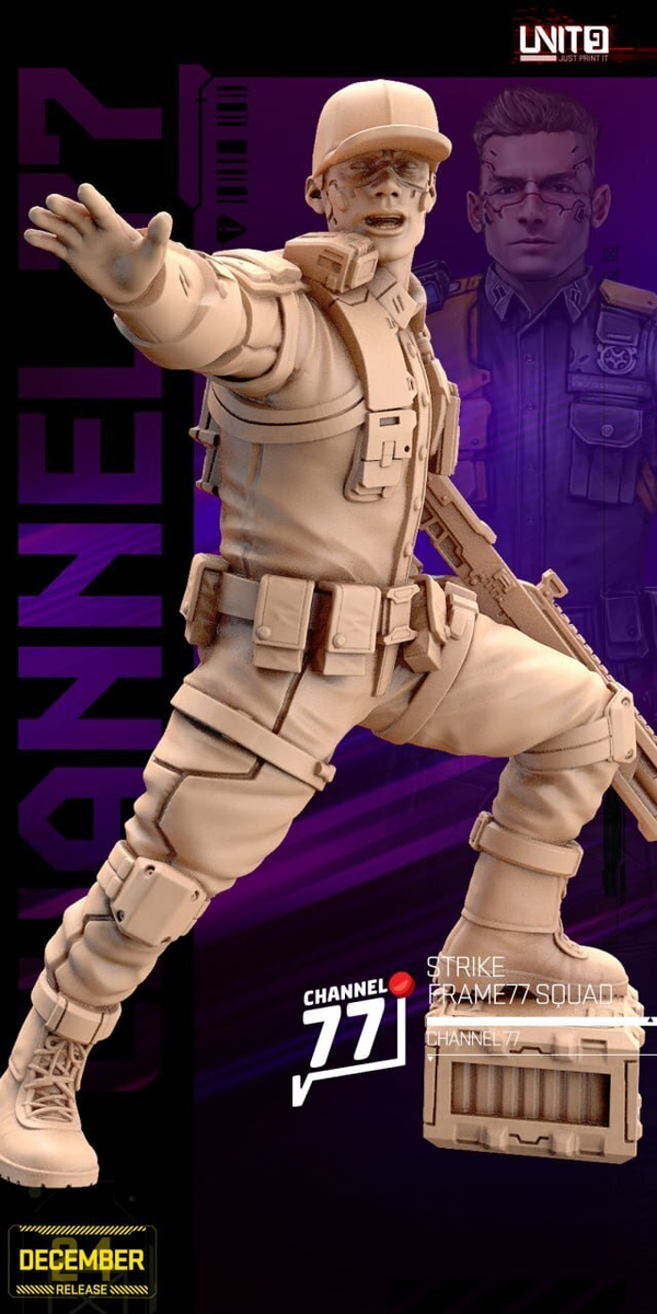 77 канал Cyberpunk - Luna Vega - Channel 77 Миниатюры 32-56-75mm (75mm / 7)