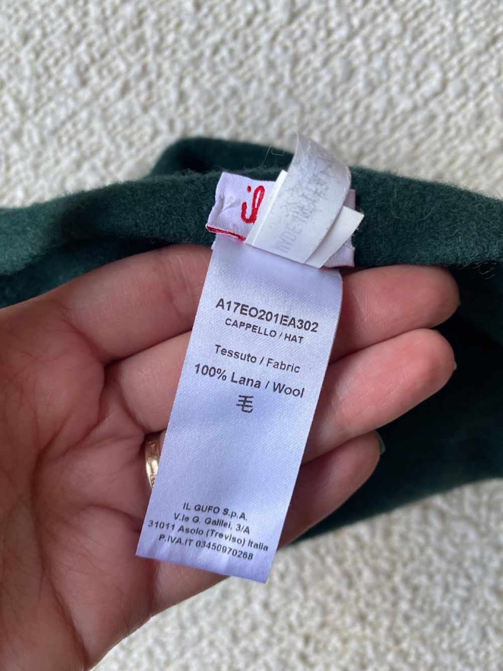 Шерстяной берет Il Gufo, 128