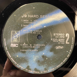 Винтажная виниловая пластинка LP Masayuki Yamamoto, Музыа Из Анимэ Vol.2 J9 Hard Serenade (Япония 1982) (Оби)