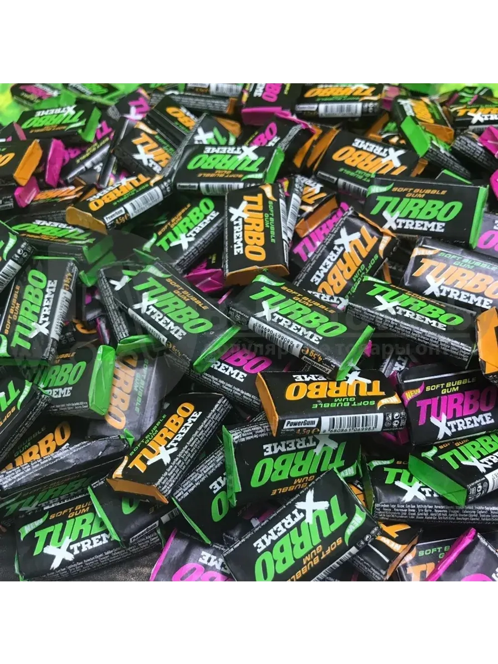 Жевательная резинка Turbo Xtreme ,блок 300 шт.