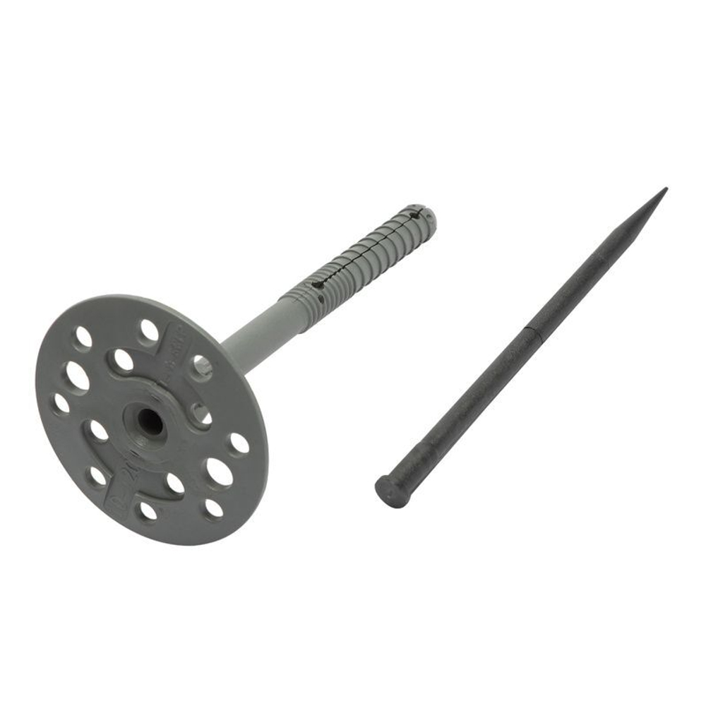 Дюбель для теплоизоляции 10х120 мм IZO с пластиковым гвоздем Tech-Krep