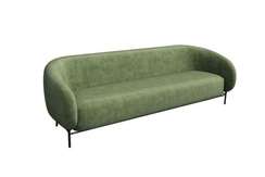 Belt Диван трёхместный BLT-3 Teddy 917/Металл Черный 2210*850*730