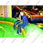 Коммерческий надувной батут "Динозавр-качеля" 5*5*2.5 м