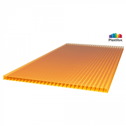 Сотовый поликарбонат 6 мм  2,1х12 м  (12,1 кг) Sunnex  (Цветной)