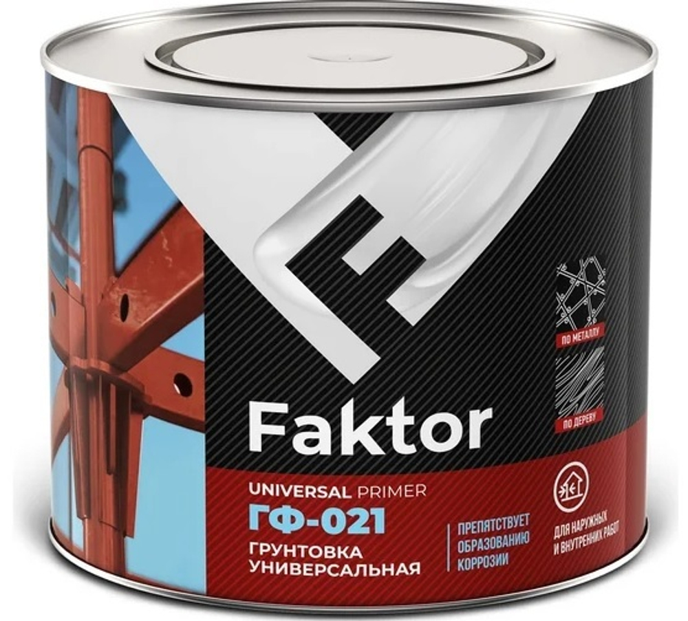 Грунтовка универсальная акриловая FAKTOR ГФ-021