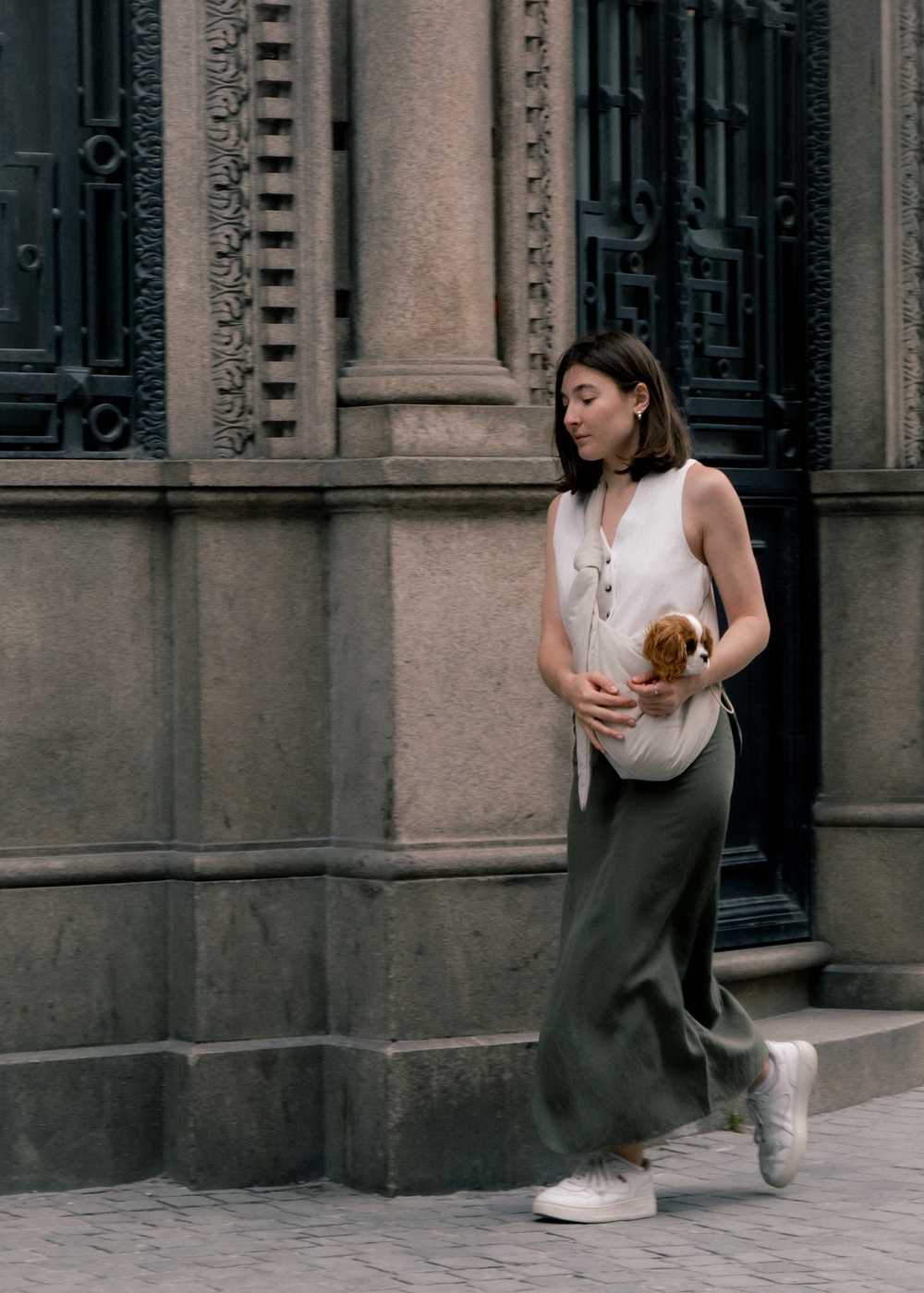 Сумка-слинг "Пони-Кенгурони" Бежевая