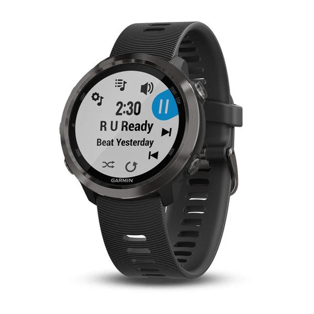 Часы для бега Garmin Forerunner 645 Music, серый, 010-01863-32
