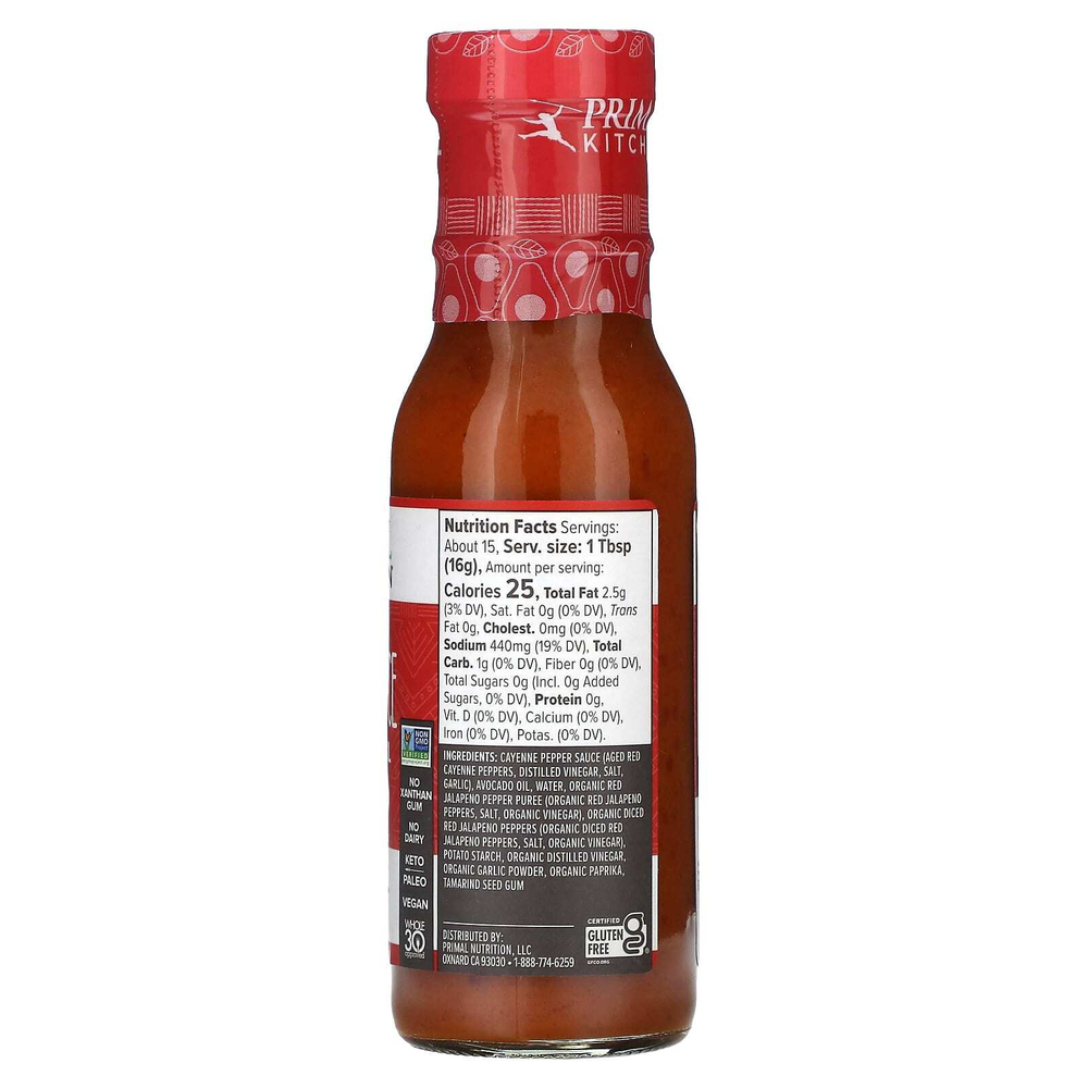 Primal Kitchen, Соус баффало, острый, 241 г (8,5 унции)