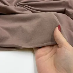 Хлопок кулирка кофе 15*15 см