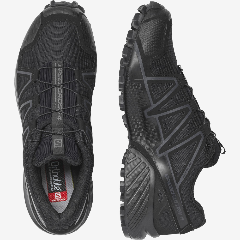 Ботинки Salomon Speedcross 4 Wide Forces - Black