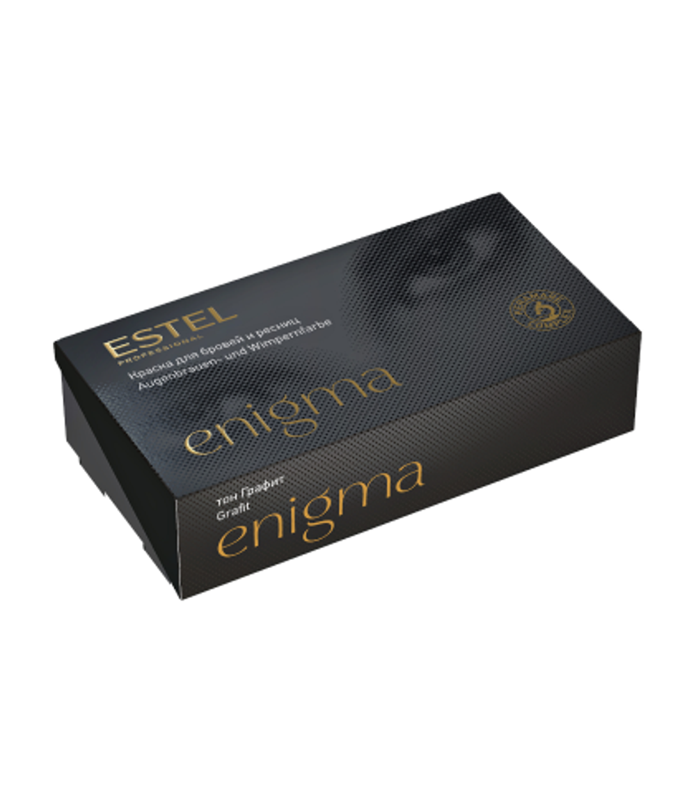 ESTEL Краска для бровей и ресниц ENIGMA, 20*20 мл графит
